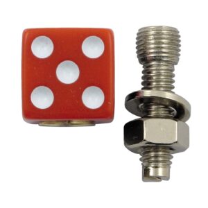 TrikTopz Trik Topz license plate mounts Dice red