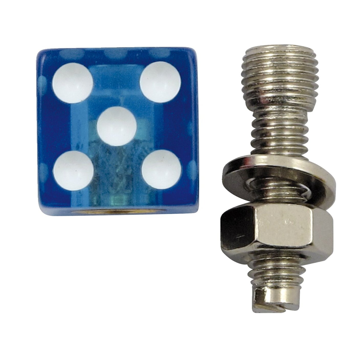 TrikTopz Trik Topz license plate mounts Dice clear blue