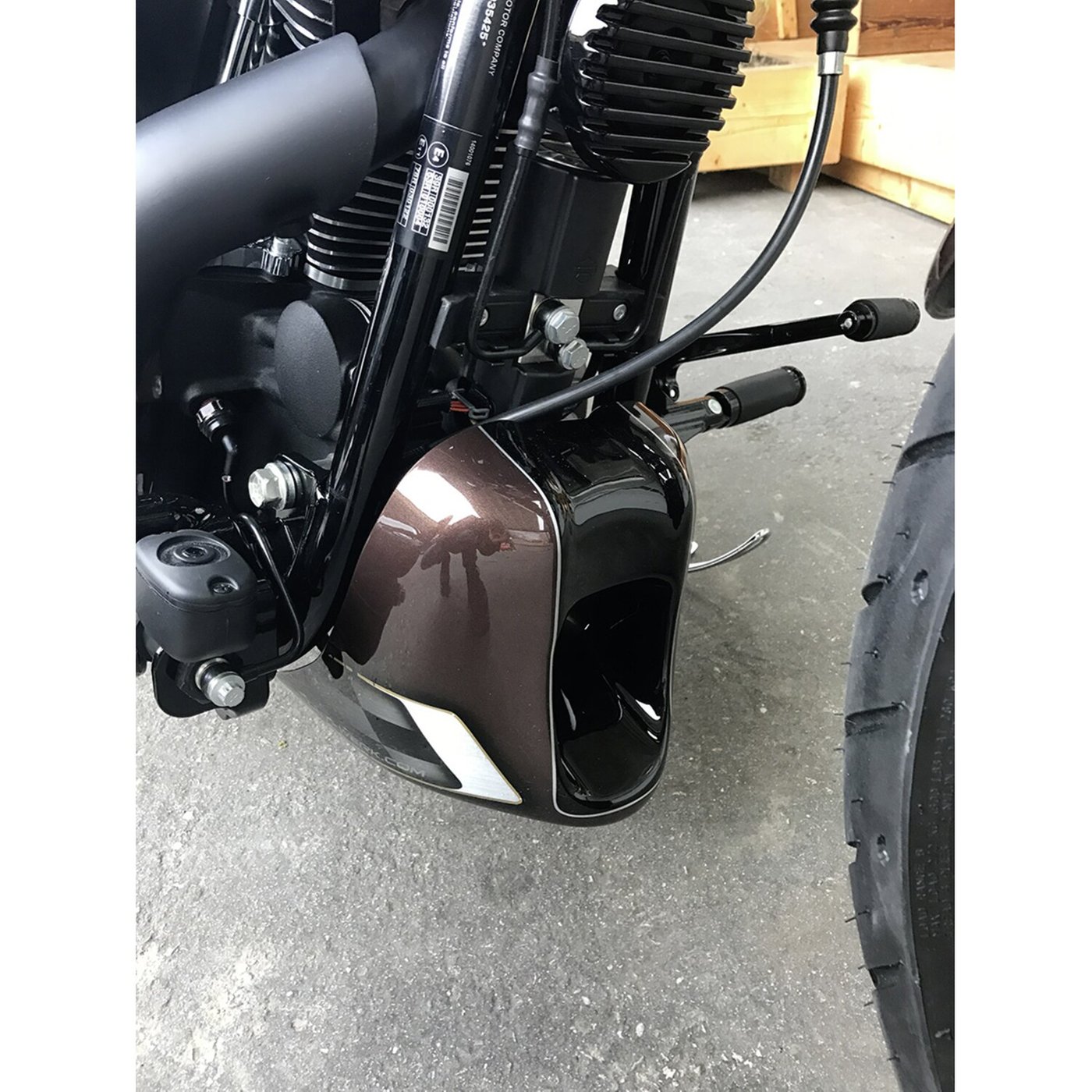 Cult-Werk Cult-Werk, Bug spoiler 'Racing'. Gloss black - Image 2