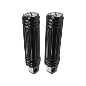 Burly Burly, Stash foot pegs. Black anodized