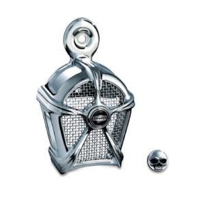 Kuryakyn Kuryakyn, Mach 2 horn cover. Chrome/chrome mesh insert