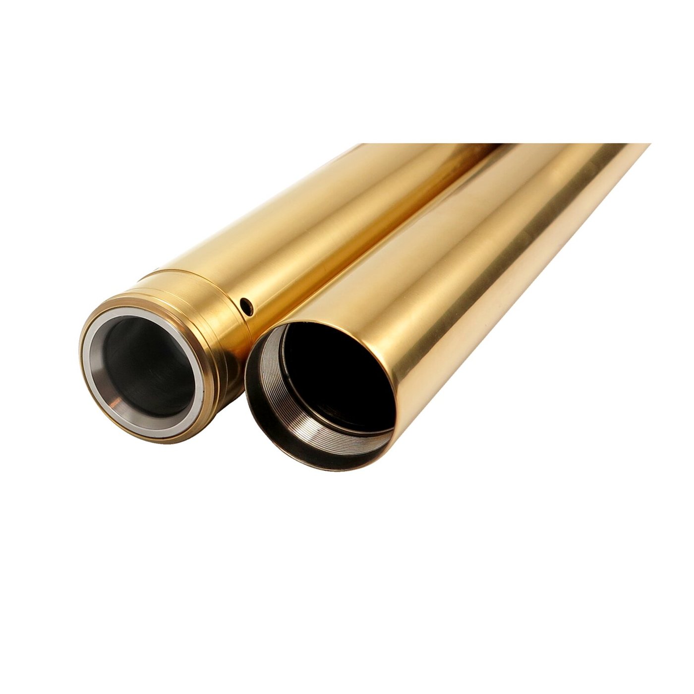 Custom Cycle Engineering CC Eng. 49mm fork tubes, TNC gold. 27-1/2" OAL