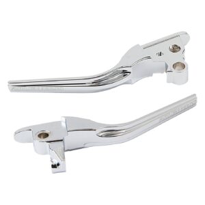 Arlen Ness Arlen Ness, forged billet handlebar lever set. Chrome