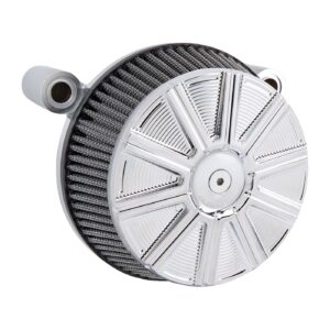 Arlen Ness Arlen Ness, Stage 1 Big Sucker air cleaner kit. 10-Gauge chr