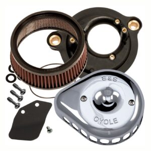 S&S S&S, Mini Teardrop Stealth air cleaner kit. Chrome