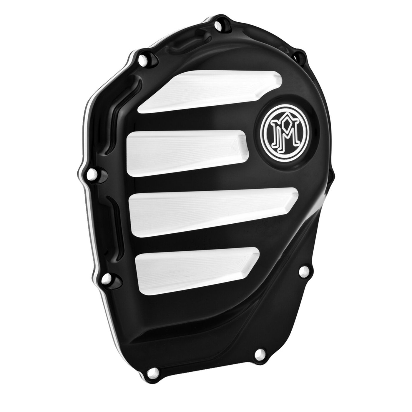 Performance Machine PM, Scallop cam cover. Contrast Cut