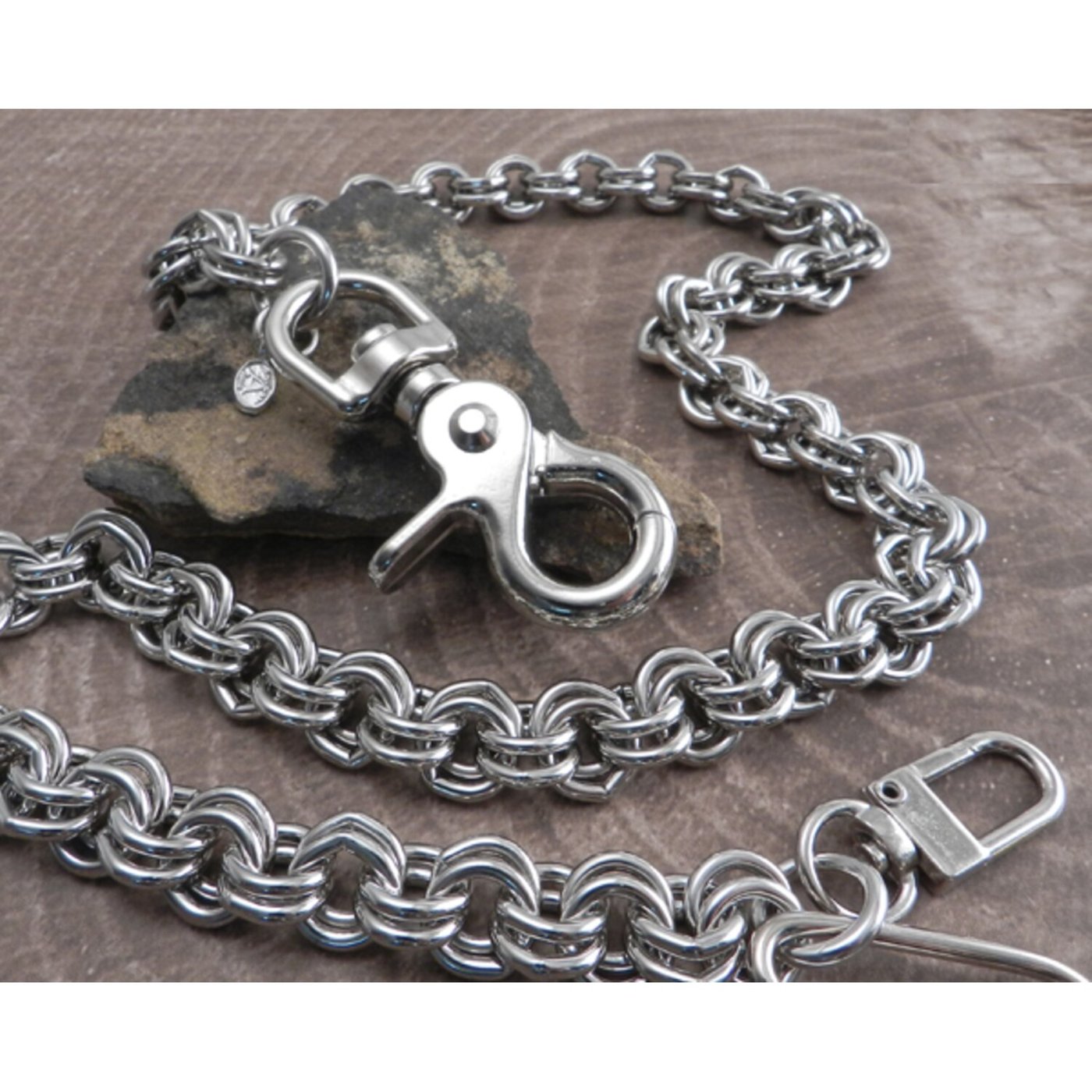 Amigaz Amigaz Double Ring Wallet Chain 22" - Image 2