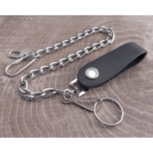 Amigaz Amigaz Leather Belt Loop Wallet Chain 16"