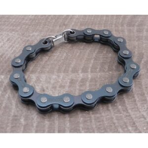 Amigaz Amigaz Black Bike Chain Bracelet 8"