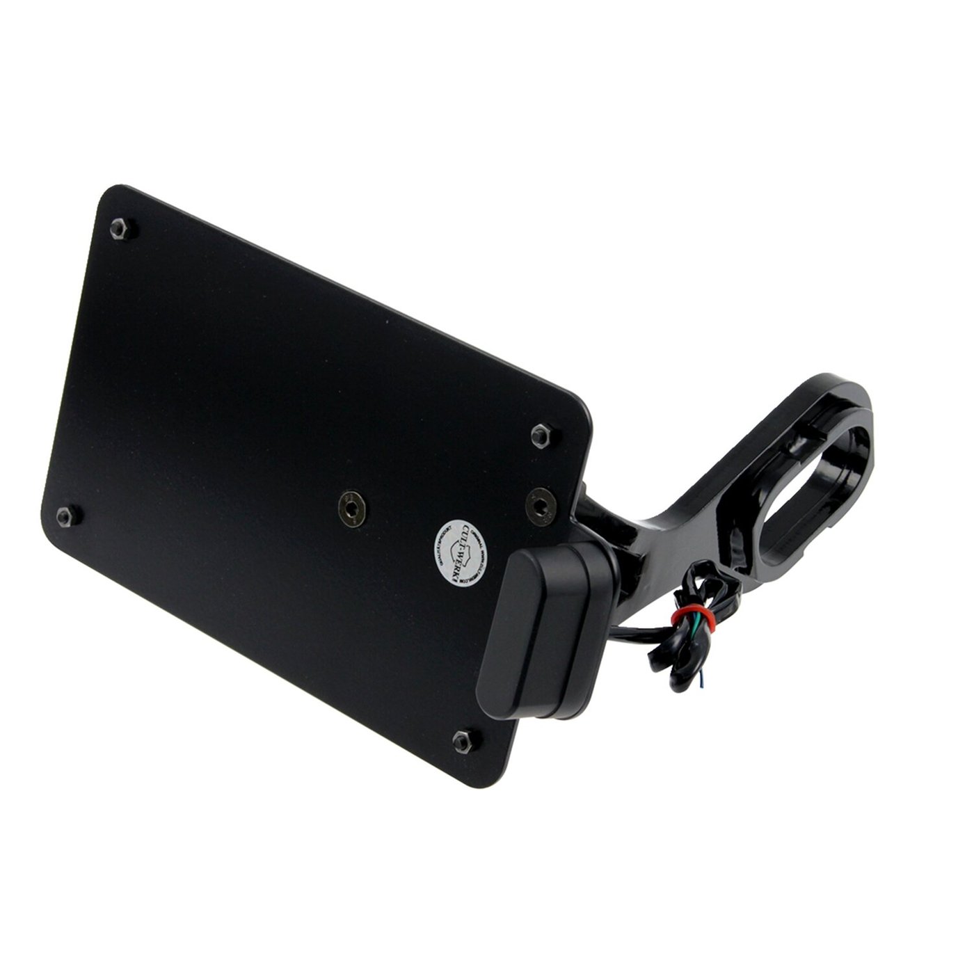 Cult-Werk Cult-Werk, side mount license plate bracket, black. France