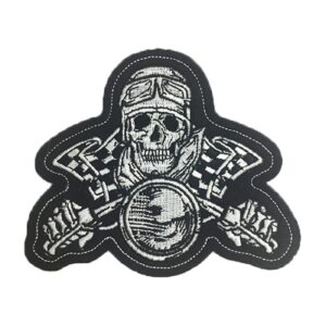 Lethal Threat Vintage Skul Biker mini patch