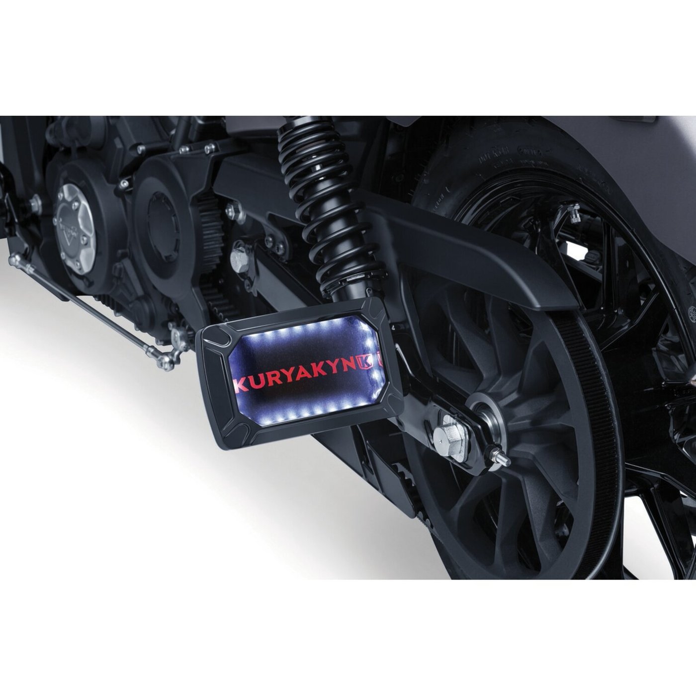 Kuryakyn Kuryakyn, License plate holder mount clamp, gloss black - Image 2