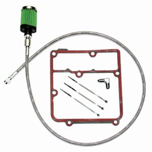 Feuling Feuling, oil tank breather kit. Polished. Dyna