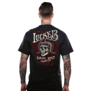 Lucky 13 Lucky 13 Skull Built t-shirt black