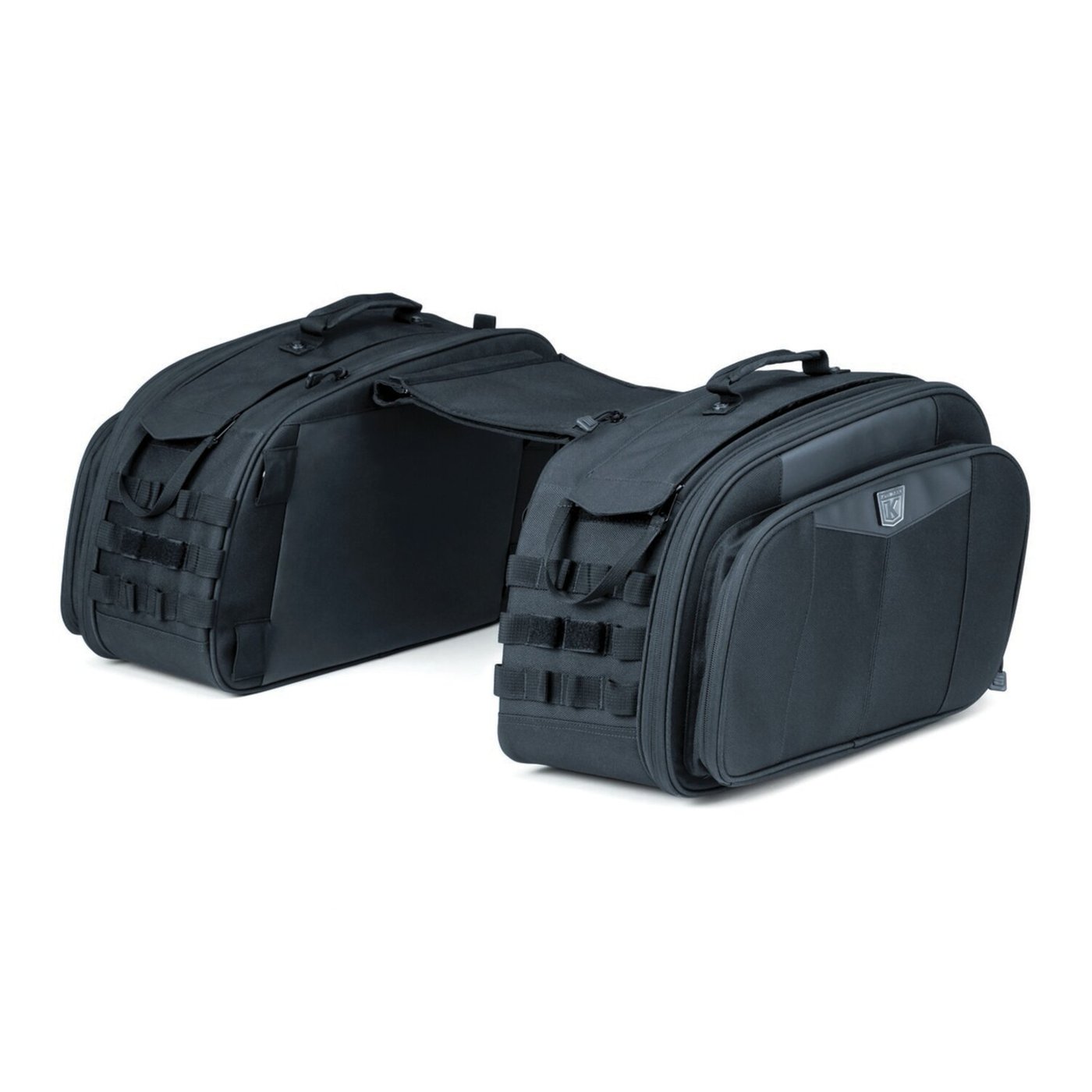 Kuryakyn Kuryakyn, Momentum outrider throw-over saddlebags. Black - Image 2