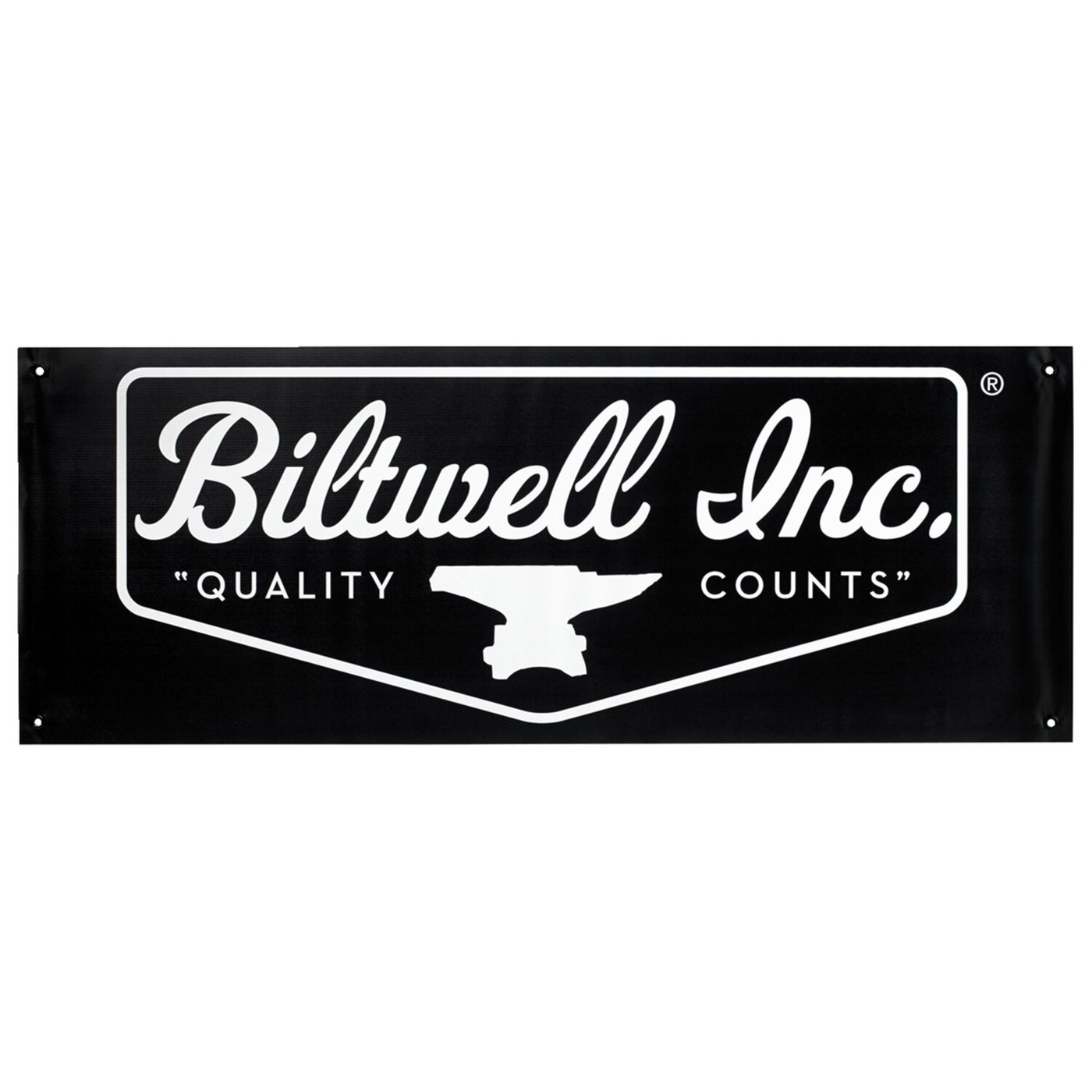 Biltwell Biltwell Shield logo shop banner black/white
