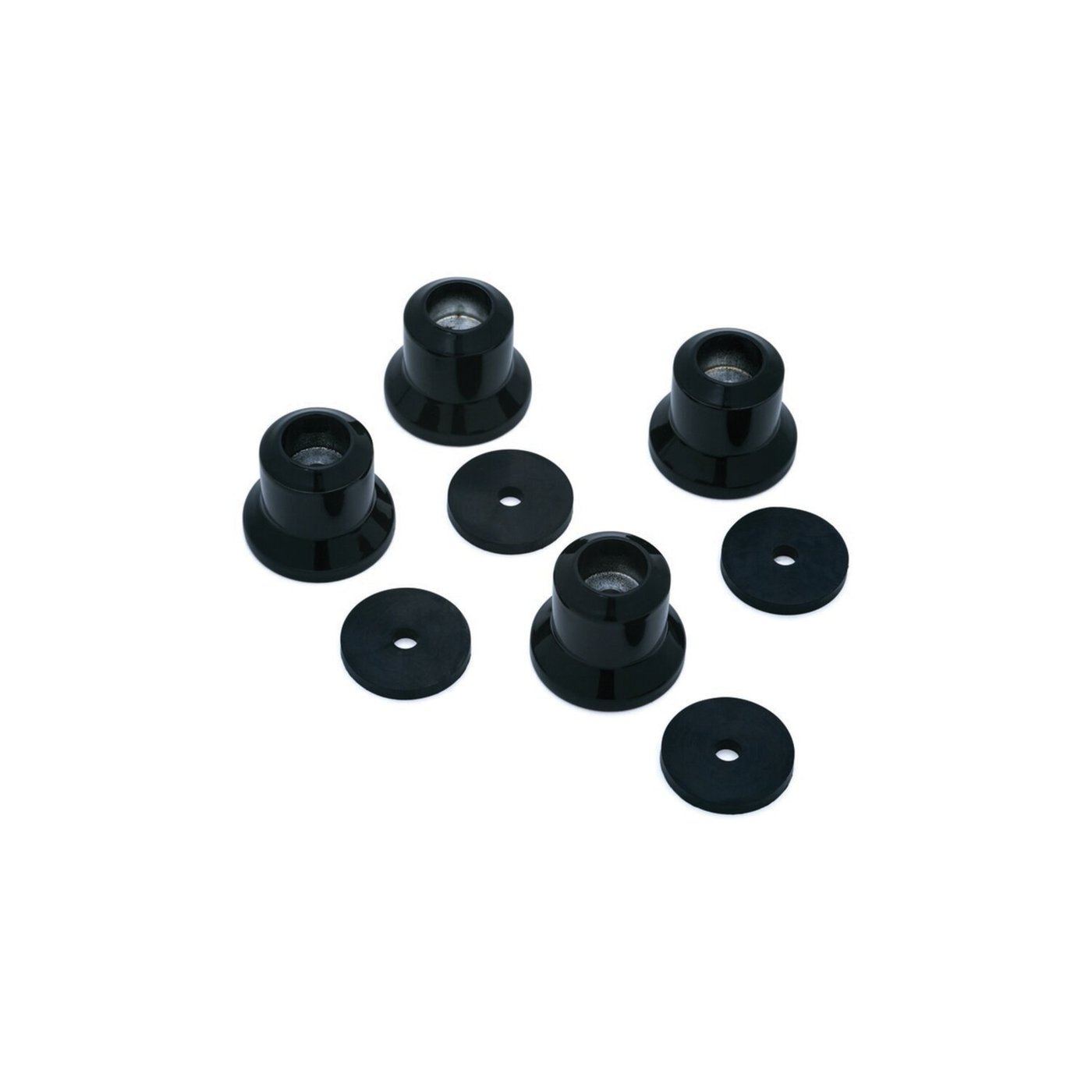 Kuryakyn Kuryakyn, Luggage rack risers, gloss black