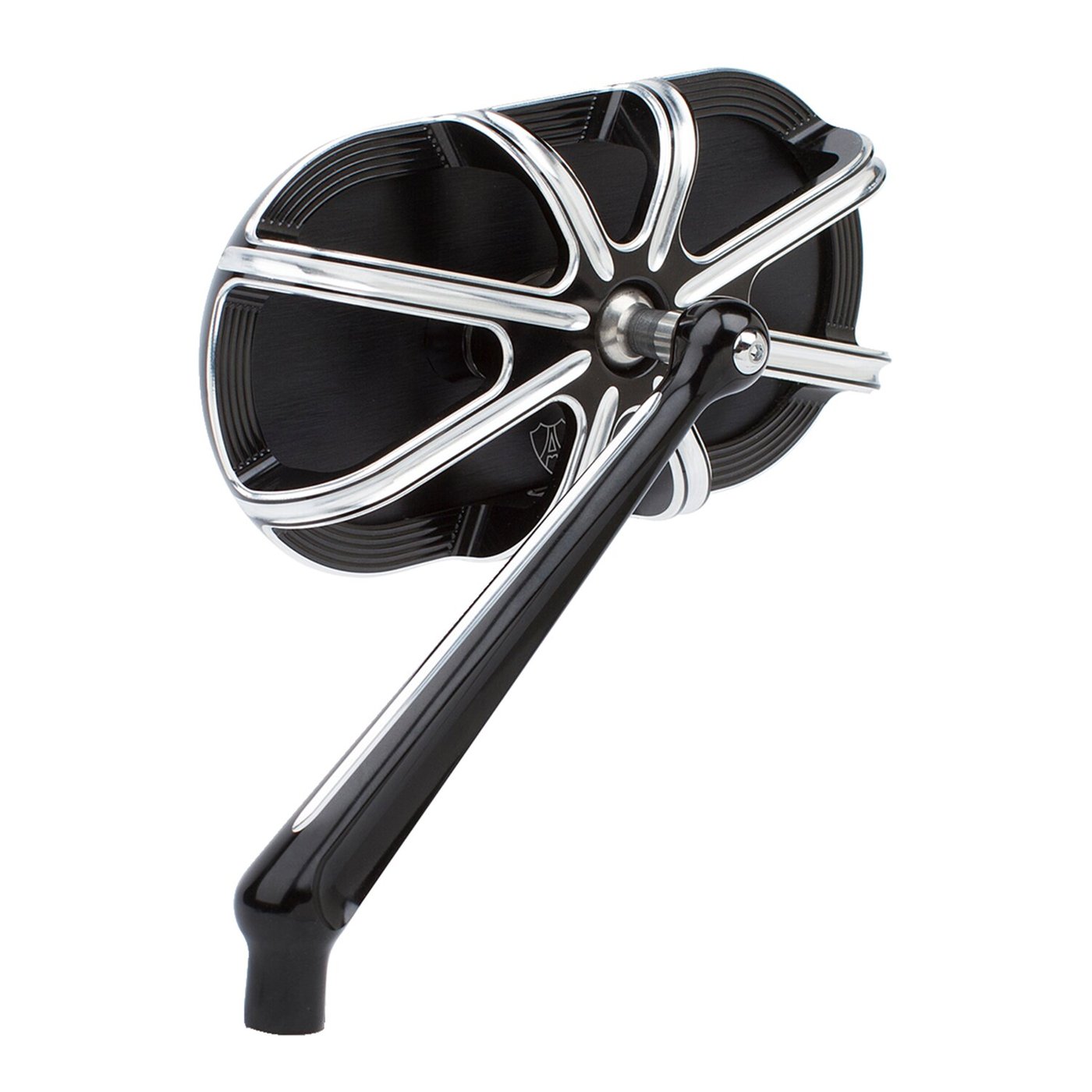 Arlen Ness Arlen Ness, 10-gauge caged mirror left hand black - Image 2