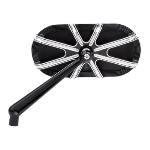 Arlen Ness Arlen Ness, 10-gauge caged mirror left hand black