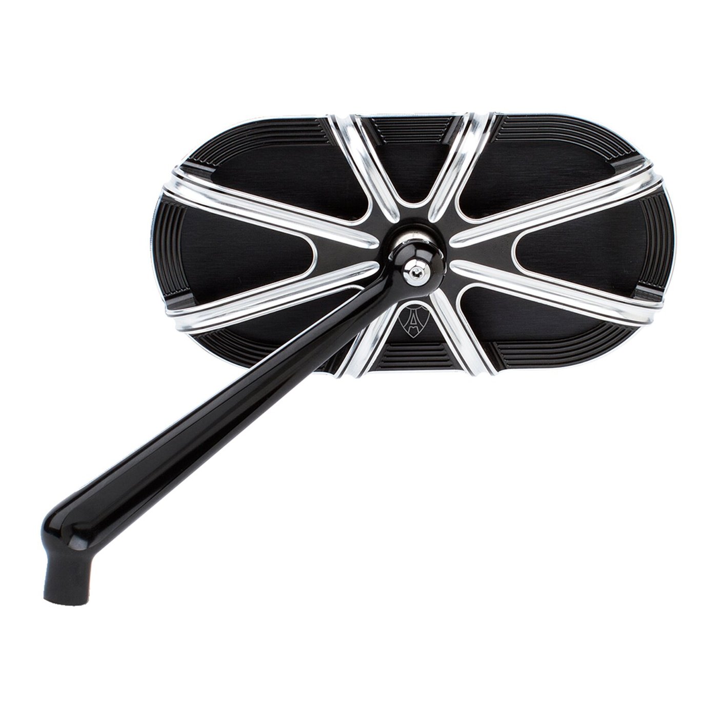 Arlen Ness Arlen Ness, 10-gauge caged mirror left hand black