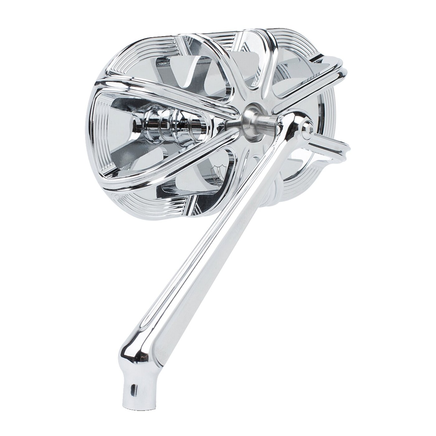 Arlen Ness Arlen Ness, 10-gauge caged mirror left hand chrome - Image 2
