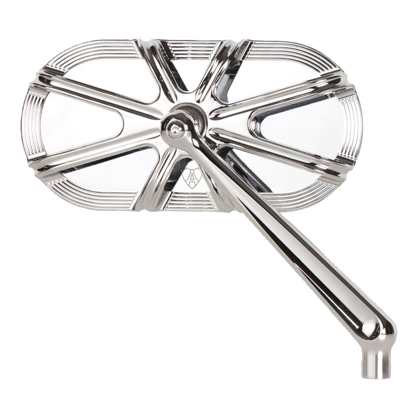 Arlen Ness Arlen Ness, 10-gauge caged mirror right hand chrome