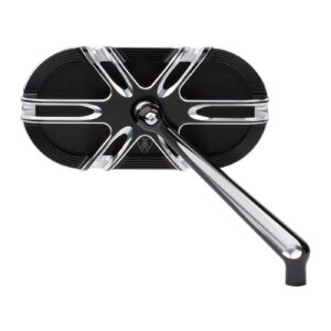 Arlen Ness Arlen Ness, Deep cut caged mirror right hand black