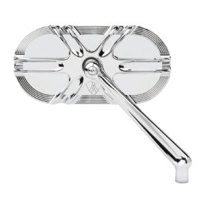Arlen Ness Arlen Ness, Deep cut caged mirror right hand chrome