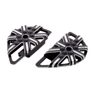 Arlen Ness Arlen Ness, 10-gauge mini rider floorboards. CC Black