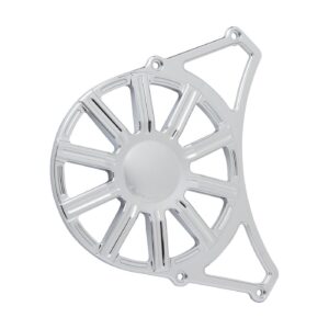 Arlen Ness Arlen Ness, 10-gauge transmission pulley cover. Chrome