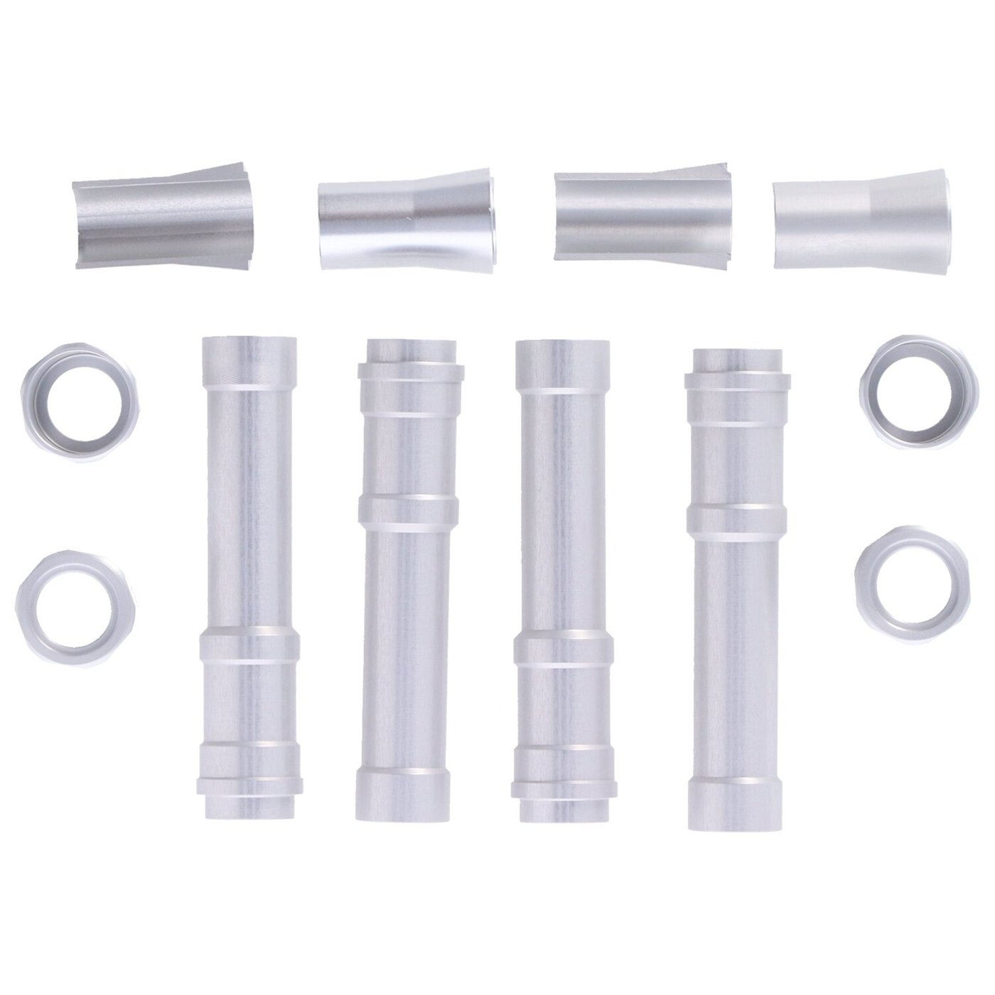 Dippert Dippert, Twin Cam aluminum pushrod cover set. Silver - Image 2
