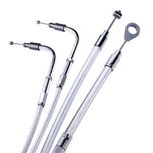 Barnett Barnett, throttle (pull) cable. Platiunum. -4"