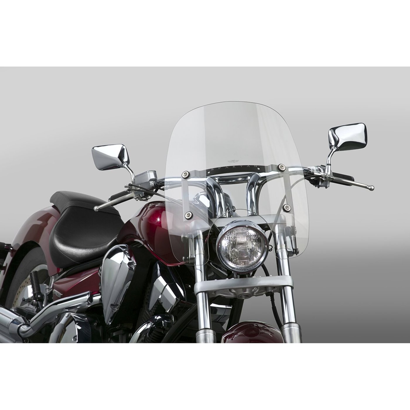 National Cycle NC Spartan® Quick Release Windshield - Clear, 16.25''