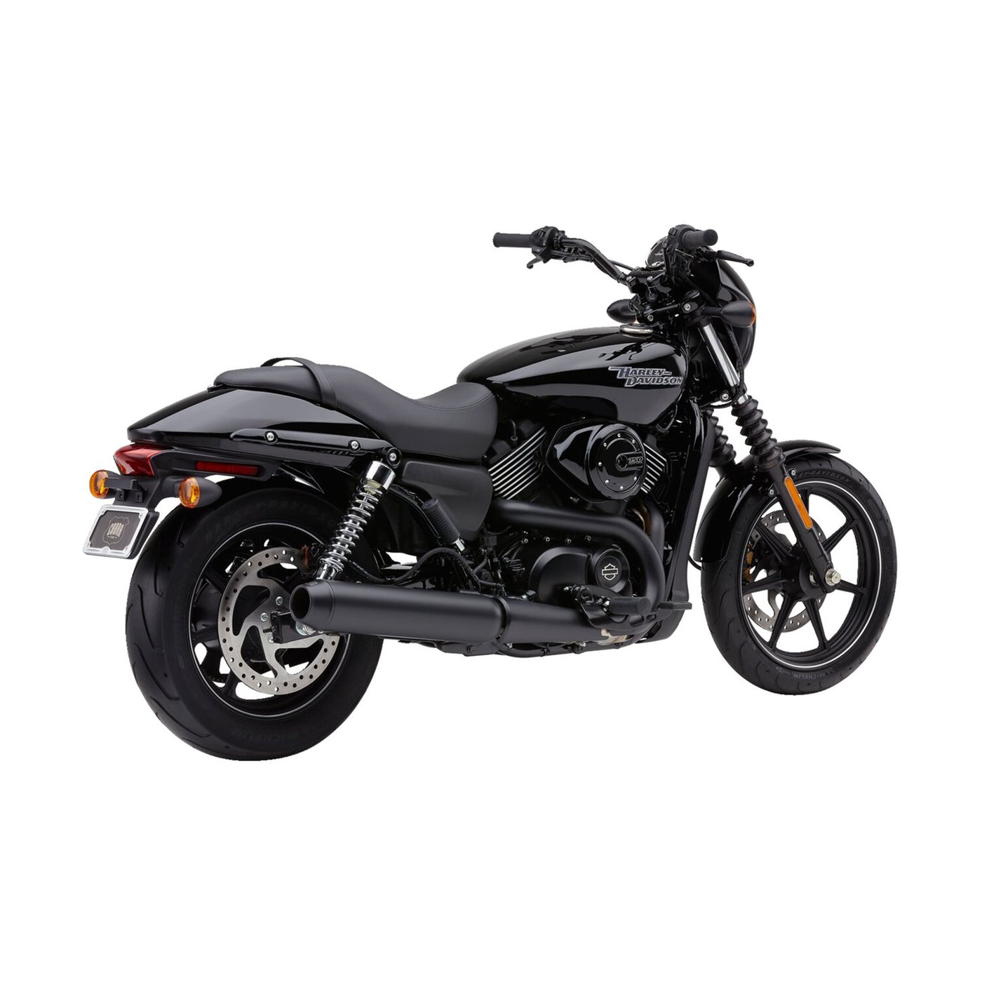 Cobra Cobra, El Diablo 4" slip-on muffler. Black