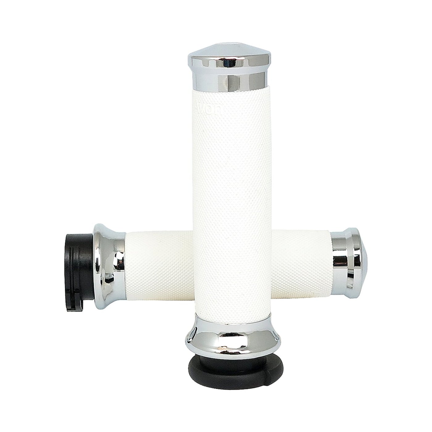 Avon Grips Avon Custom Contour grips, chrome/white