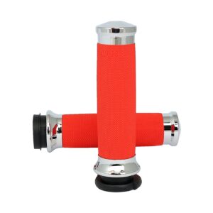 Avon Grips Avon Custom Contour grips, chrome/orange