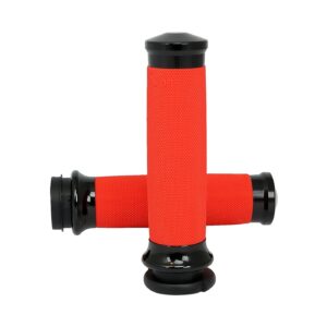 Avon Grips Avon Custom Contour grips, black anodized/orange