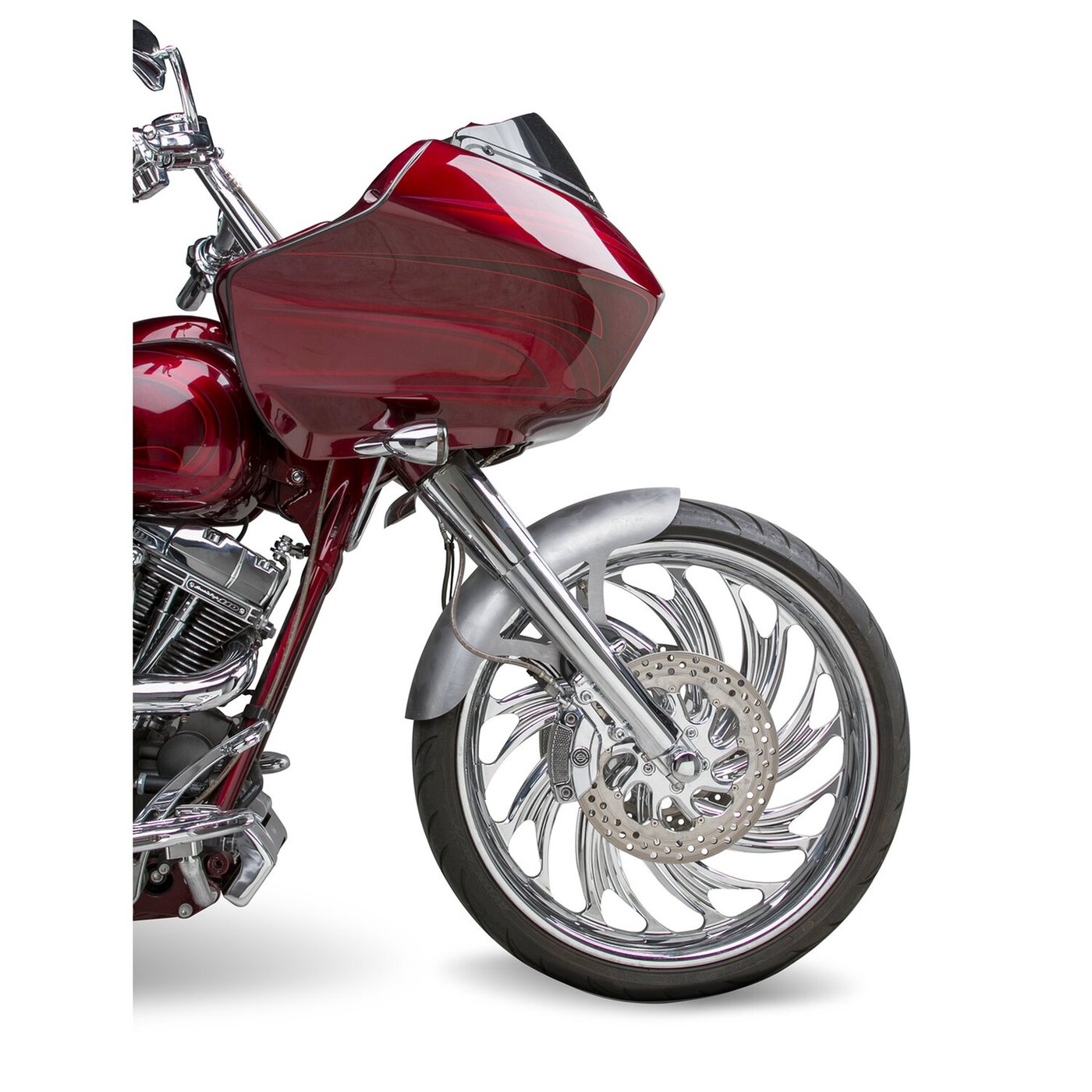 Arlen Ness Arlen Ness, 23" Pro short front fender - Image 2