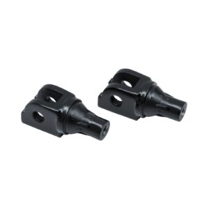 Kuryakyn Kuryakyn, Tapered front footpeg adapter. Gloss black