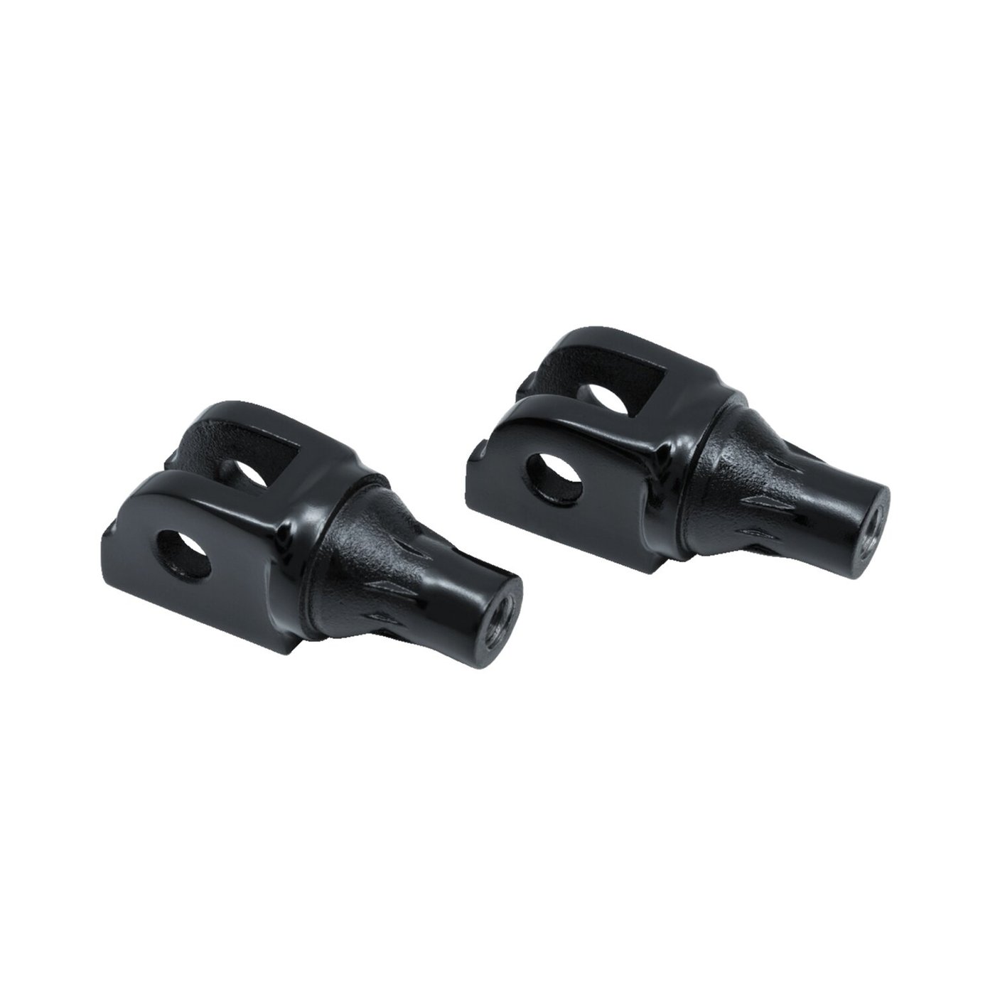 Kuryakyn Kuryakyn, Tapered front footpeg adapter. Gloss black