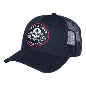 Lucky 13 Lucky 13 Fast & Loud adj trucker cap black