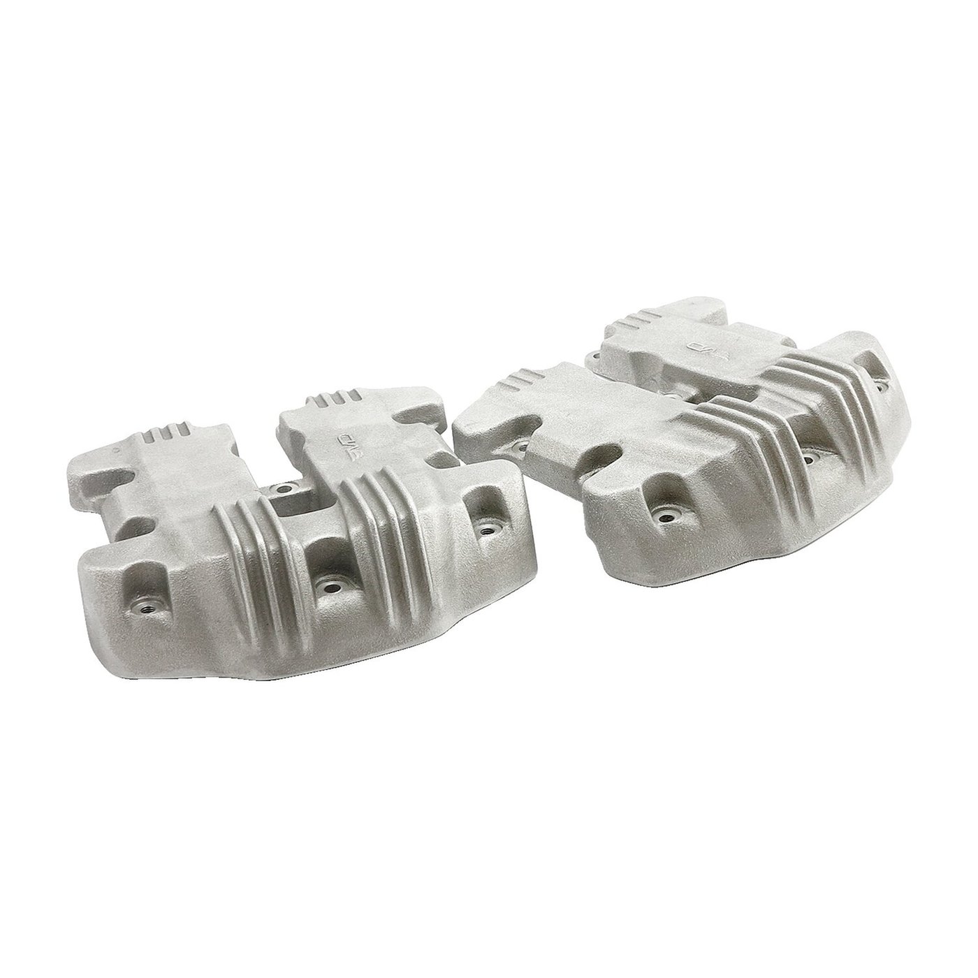EMD EMD, 'Ribbed Style' rocker cover set. Raw
