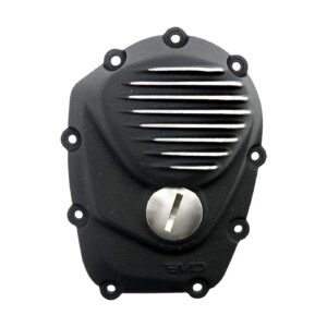 EMD EMD, cam cover 'Ribbed'. Black Cut