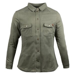 John Doe John Doe Motoshirt female olive