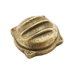 Wannabe choppers Wannabe Choppers, ribbed CV carb top cover. Brass