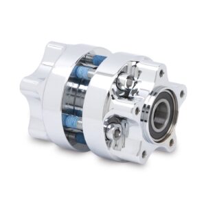 Arlen Ness Arlen Ness, wheel hub front. Chrome DF