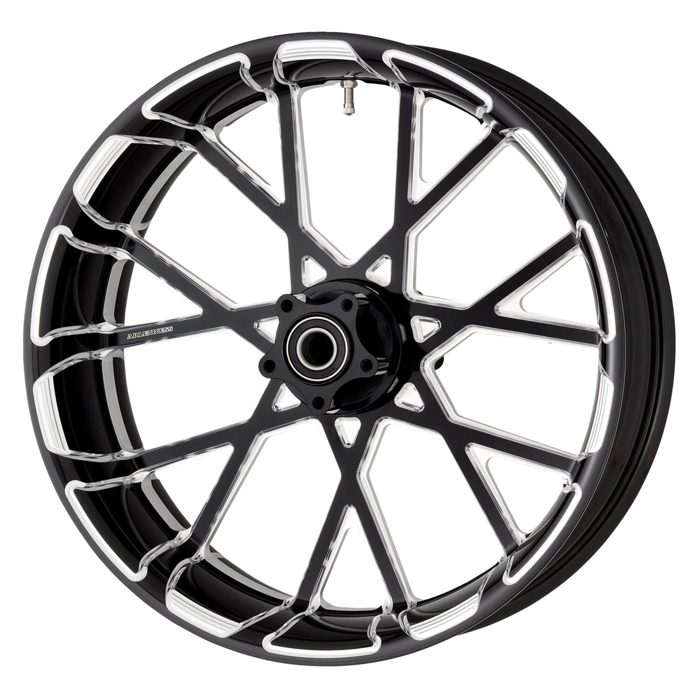 Arlen Ness Arlen Ness, rim Procross 3.50 x 23. Front. Black - Image 2