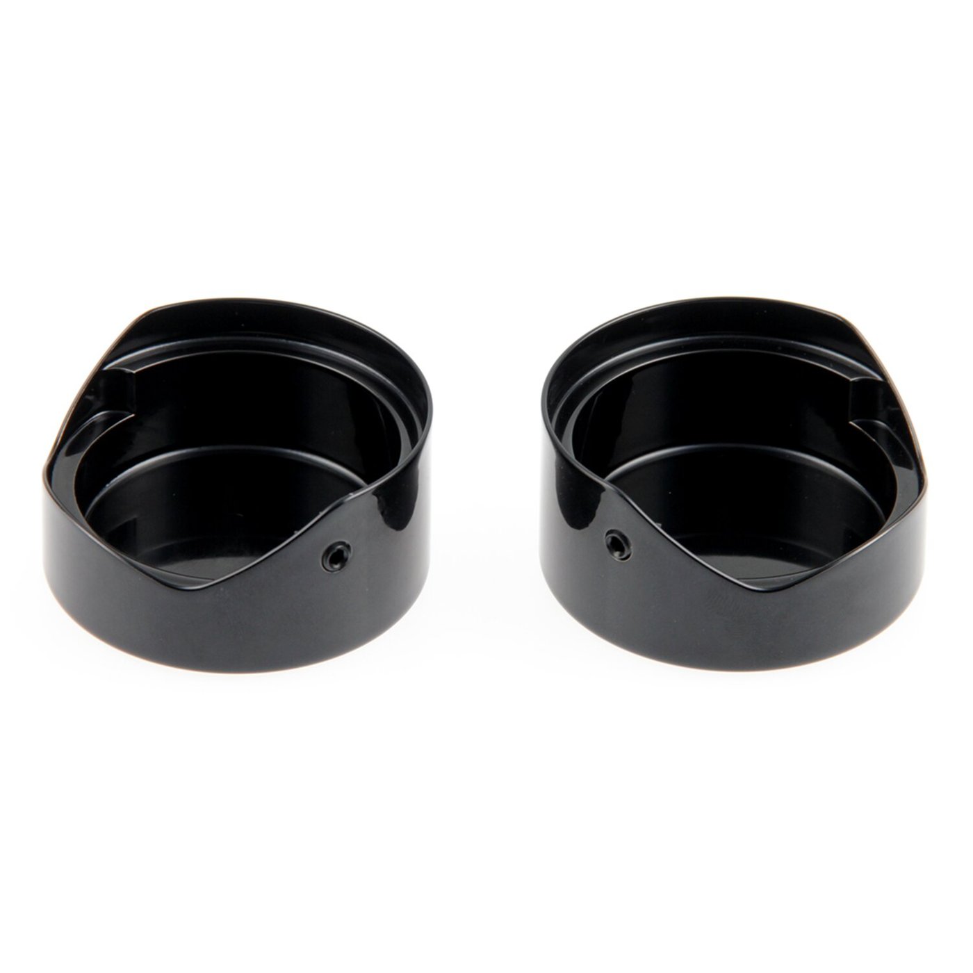 Cult-Werk Cult-Werk, 2-piece fork tube cap bolt cover kit. Black - Image 2
