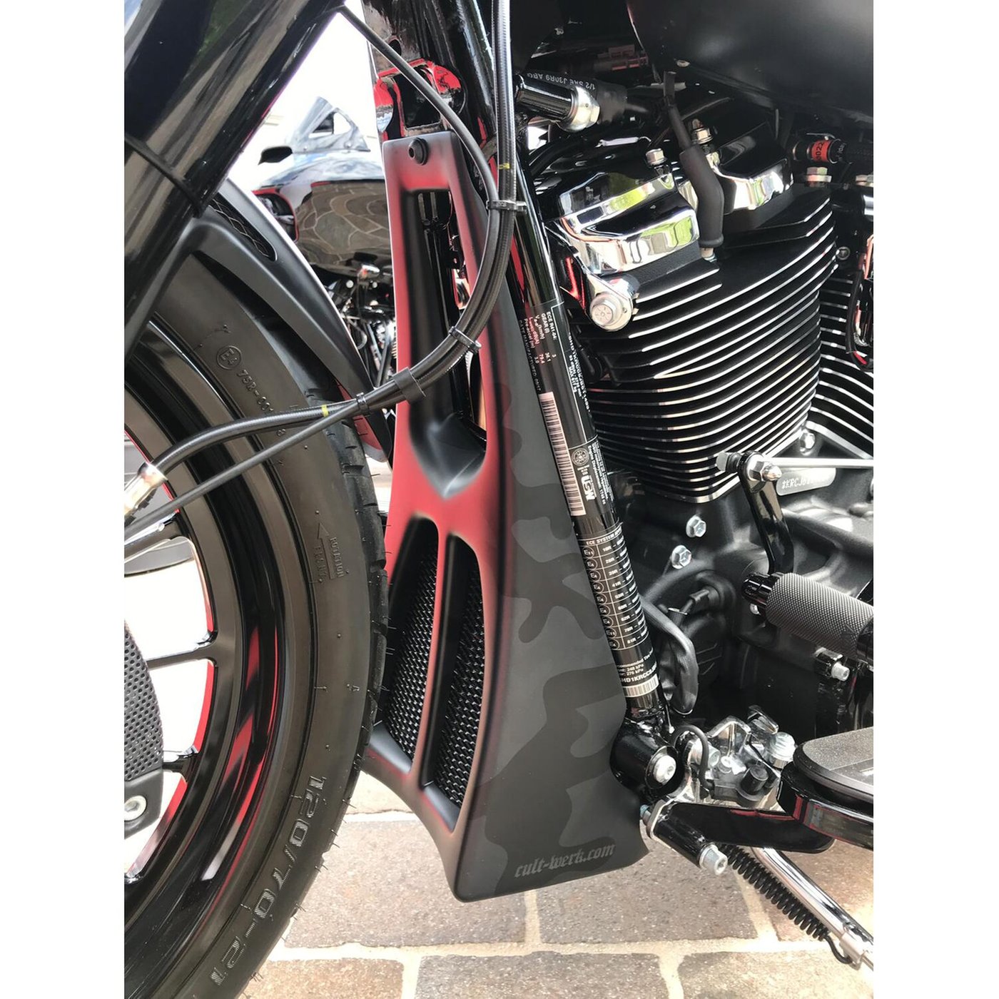 Cult-Werk Cult-Werk, Bug spoiler Custom. Matte black - Image 2