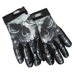 Lethal Threat LT Biomechanical Skull gloves black